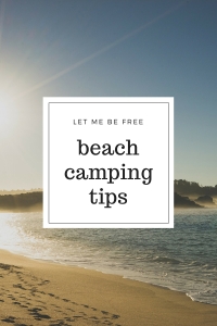 beach camping tips