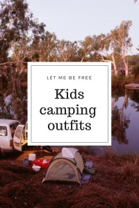 Kids camping outfits